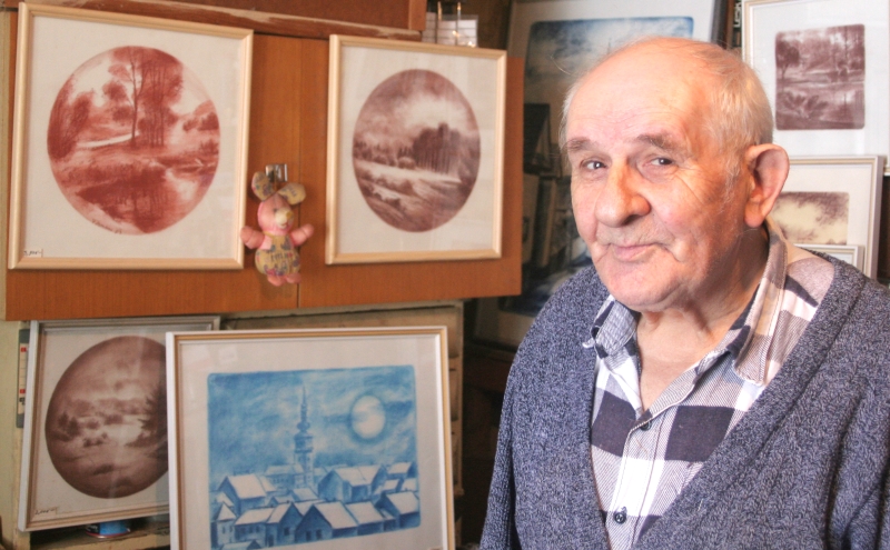 Akademický malíř Vlastimil Toman se dnes dožívá 85 let