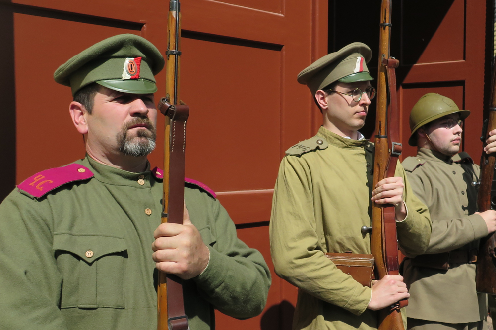 Na slavnosti samozřejmě nechyběli pokračovatelé legionářských tradic.